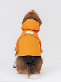 Tribeca adjustable velcro raincoat - Egg Yolk
